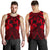 Tonga Polynesian Men's Tank Top - Tonga Red Seal with Polynesian tattoo - Polynesian Pride