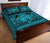 Hawaii Polynesian Pele Kanaka Quilt Bed Set Blue - Polynesian Pride