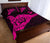 Hawaii Shaka Map Polynesian Quilt Bed Set - Pink - Polynesian Pride