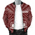 Samoa Men's Bomber Jacket - Samoa Seal In Polynesian Tattoo Style (Red) - Polynesian Pride