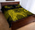 Hula Girl Hibiscus Map Quilt Bed Set - Yellow - Polynesian Pride