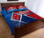 Samoa Quilt Bed Set - Samoa Flag with Polynesian Patterns - Polynesian Pride