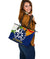 The Philippines Large Leather Tote Bag - Filipino Sampaguita - Polynesian Pride