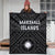 Marshall Premium Quilt - Marshall Seal With Polynesian Tattoo Style ( Black) - Polynesian Pride