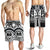 Polynesian Shorts Men - Guam Flag, Seal with Maui Moana Tattoo - Polynesian Pride