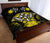 Kosrae Polynesian Quilt Bed Set Hibiscus Yellow - Polynesian Pride