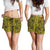 Polynesian Symmetry Yellow Women's Short - Polynesian Pride