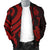 New Caledonia Men's Bomber Jacket - Red Tentacle Turtle - Polynesian Pride