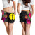 New Caledonia All Over Print Women's Shorts - Polynesian Hibiscus Pattern - Polynesian Pride