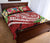 Polynesian Hawaii Quilt Bed Set - Summer Plumeria (Red) - Polynesian Pride