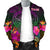 Palau Men's Bomber Jacket - Summer Hibiscus - Polynesian Pride