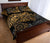 Tahiti Polynesian Quilt Bed Set - Gold Turtle Hibiscus Flowing - Polynesian Pride