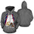 American Samoa Zip up Hoodie American Samoa Flag Polynesian Tattoo Grey K13 Unisex Grey - Polynesian Pride