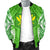 Hawaii Polynesian Men's Bomber Jacket - Hawaiian Pattern With Seal Green - Polynesian Pride