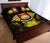 Kiribati Polynesian Quilt Bed Set Hibiscus Yellow - Polynesian Pride