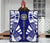 American Samoa Premium Quilt - American Samoa Seal Polynesian White Tattoo (BLue) - Polynesian Pride