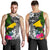 Tokelau Men Tank Top - Turtle Plumeria Banana Leaf - Polynesian Pride