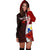 Philippines Polynesian Hoodie Dress - Coat Of Arm With Hibiscus - Polynesian Pride