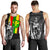 Hawaii King KanaKa Maoli Flag Men's Tank Top Black - Polynesian Pride