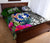 Northern Mariana Islands Quilt Bed Set - Turtle Plumeria Banana Leaf - Polynesian Pride