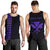 Hawaii Kakau Polynesian Kanaka Map Personalized Men's Tank Top - Purple Purple - Polynesian Pride