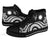 Nauru High Top Canvas Shoes - White Tentacle Turtle - Polynesian Pride