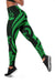 Vanuatu Women's Leggings - Green Tentacle Turtle - Polynesian Pride