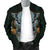 Hawaii Wild Boar Kamapua'a Men's Bomber Jacket - Green - Hawaiian Mythology Style - Polynesian Pride