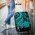 Kosrae Micronesian Luggage Covers - Turquoise Tentacle Turtle - Polynesian Pride