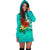 Tonga Women's Hoodie Dress - Tropical Flowers Style - Polynesian Pride