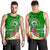 Samoa Custom Personalised Men's Tank Top - Turtle Plumeria (Green) - Polynesian Pride