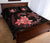 Hawaii Polynesian Turtle Plumeria Quilt Bed Set - Pog Style Red - Polynesian Pride