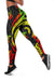 New Caledonia Women's Leggings - Reggae Tentacle Turtle - Polynesian Pride