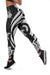 New Caledonia Women's Leggings - White Tentacle Turtle - Polynesian Pride