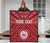 Tahiti Personalised Premium Quilt - Tahiti Seal In Polynesian Tattoo Style (Red) - Polynesian Pride