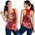 Tonga Women's Racerback Tank - Red Shark Polynesian Tattoo - Polynesian Pride