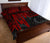 Pohnpei Personalised Quilt Bed Set - Pohnpei Seal In Heartbeat Patterns Style (Red) - Polynesian Pride