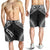 Society Islands Men's Shorts - Polynesian Chief Black Version - Polynesian Pride