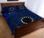 Cook Island Personalised Quilt Bed Set - Seal With Polynesian Tattoo Style ( Blue) - Polynesian Pride