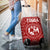 Tonga Luggage Covers - Tonga Seal With Polynesian Tattoo Style (Red) - Polynesian Pride