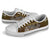 Cook Islands Low Top Shoes - Polynesian Boar Tusk - Polynesian Pride