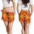 Polynesian Women's Shorts Orange - Polynesian Pride