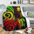 Samoa Polynesian Premium Blanket - Reggae Tentacle Turtle - Polynesian Pride