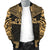 Cook Islands Polynesian Chief Men's Bomber Jacket - Gold Version - Polynesian Pride