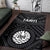 Tahiti Area Rug - Tahiti Seal In Polynesian Tattoo Style (Black) Black - Polynesian Pride