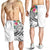 YAP Polynesian All Over Print Men's Short - Summer Plumeria (White) - Polynesian Pride