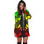 Papua New Guinea Hoodie Dress - Polynesian Tattoo Reggae - Polynesian Pride