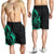 Polynesian Hawaii Men's Shorts - Polynesian Turquoise Humpback Whale - Polynesian Pride