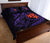 Hawaiian Polynesian Quilt Bed Set - Kanaka Maoli & Purple Manta Ray Turtle Tentacle - Polynesian Pride