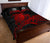 American Samoa Polynesian Quilt Bed Set - Polynesian Turtle (Full Red) - Polynesian Pride